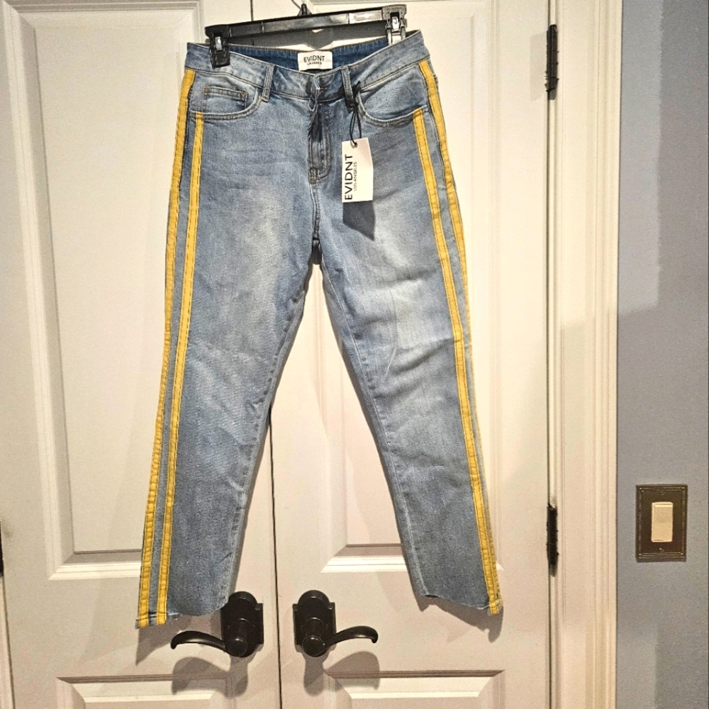 NWT EVIDNT Los Angeles Track Trim Slim Denim - Size 29
